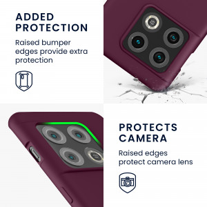 Husa Kwmobile pentru OnePlus 10 Pro, Silicon, Violet, 57460.190 - Img 4