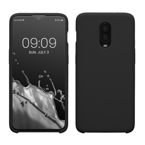 Husa Kwmobile pentru OnePlus 6T, Negru, Silicon, KWM000009BL036C - Img 1