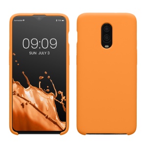 Husa Kwmobile pentru OnePlus 6T, Portocaliu, Silicon, KWM000009BL033C - Img 1