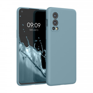 Husa Kwmobile pentru OnePlus Nord 2 5G, Silicon, Verde, 56070.207 - Img 1