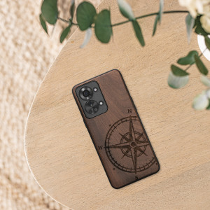 Husa Kwmobile pentru OnePlus Nord 2T, Lemn, Maro, 58767.01 - Img 3