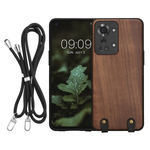 Husa Kwmobile pentru OnePlus Nord 2T, Maro, Lemn, KWM000022PB001C - Img 1
