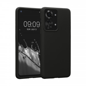 Husa Kwmobile pentru OnePlus Nord 2T, Silicon, Negru, 58764.01 - Img 1