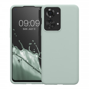Husa Kwmobile pentru OnePlus Nord 2T, Silicon, Verde, 58764.200 - Img 2