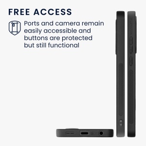Husa Kwmobile pentru OnePlus Nord CE4 Lite, Maro/Negru, Lemn/Silicon, KWM000022UX001C - Img 3