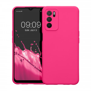Husa Kwmobile pentru OPPO A16/A16s, Silicon, Roz, 57572.77 - Img 2