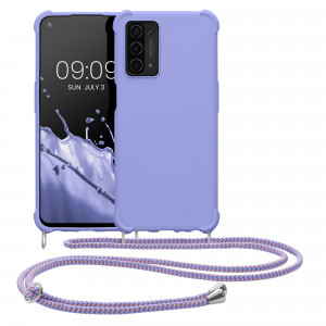 Husa Kwmobile pentru OPPO A74 5G/A54 5G, Silicon, Albastru, 58012.108 - Img 2