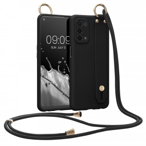 Husa Kwmobile pentru OPPO A74 5G/A54 5G, Silicon, Negru, 59227.01 - Img 1