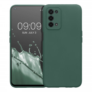Husa Kwmobile pentru OPPO A74 5G/A54 5G, Silicon, Verde, 57571.169 - Img 2