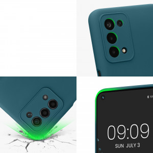 Husa Kwmobile pentru OPPO A74 5G/A54 5G, Silicon, Verde, 57571.57 - Img 8