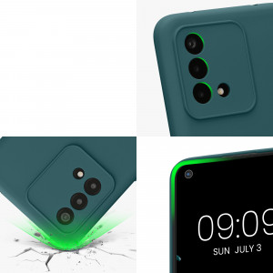 Husa Kwmobile pentru OPPO A74, Silicon, Verde, 58907.57 - Img 8