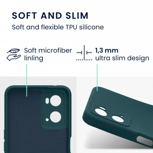 Husa kwmobile pentru OPPO A76, Silicon, Albastru, 59147.57 - Img 5