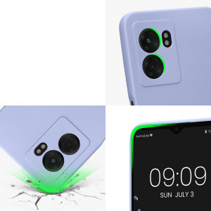 Husa Kwmobile pentru OPPO A77, Silicon, Albastru, 59245.139 - Img 8