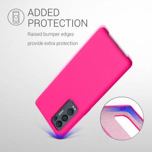 Husa Kwmobile pentru OPPO Find X3 Neo, Silicon, Roz, 55200.77 - Img 6