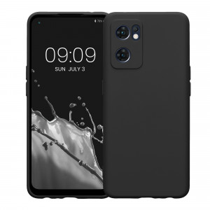 Husa Kwmobile pentru OPPO Find X5 Lite, Silicon, Negru, 57633.47 - Img 2