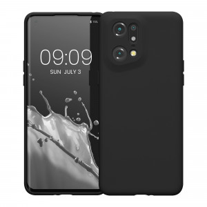 Husa Kwmobile pentru OPPO Find X5 Pro, Silicon, Negru, 57631.47 - Img 2