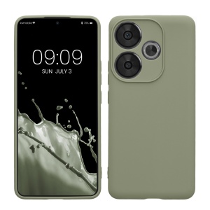 Husa Kwmobile pentru Poco F6, Verde deschis, Silicon, KWM000020OW002C - Img 1