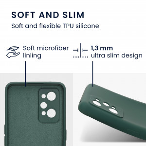 Husa Kwmobile pentru Realme GT Neo 2, Silicon, Verde, 57579.169 - Img 3