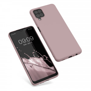 Husa Kwmobile pentru Samsung Galaxy A12, Mov, Silicon, 54048.236 - Img 2