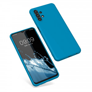 Husa Kwmobile pentru Samsung Galaxy A13, Silicon, Albastru, 57805.224 - Img 2