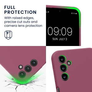 Husa Kwmobile pentru Samsung Galaxy A14 5G, Violet, Silicon, KWM000018GD022C - Img 3