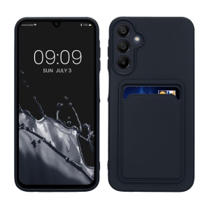 Husa Kwmobile pentru Samsung Galaxy A15 5G, Albastru inchis, Silicon, KWM000021TI002C - Img 1