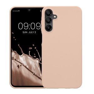 Husa Kwmobile pentru Samsung Galaxy A15 5G, Crem, Silicon, KWM000021MH015C - Img 2