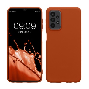 Husa Kwmobile pentru Samsung Galaxy A23/Galaxy A23 5G, Maro, Silicon, 57804.249 - Img 1