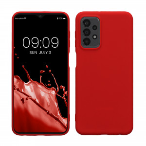 Husa Kwmobile pentru Samsung Galaxy A23/Galaxy A23 5G, Rosu, Silicon, 57804.208 - Img 1