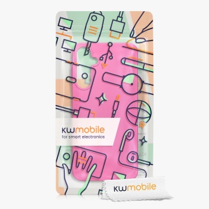 Husa Kwmobile pentru Samsung Galaxy A25, Roz, Silicon, KWM000021MZ007C - Img 7