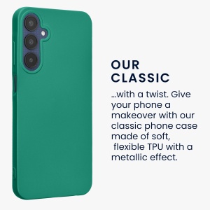 Husa Kwmobile pentru Samsung Galaxy A25, Verde, Silicon, KWM000021MZ004C - Img 3