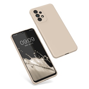 Husa Kwmobile pentru Samsung Galaxy A33 5G, Crem, Silicon, KWM000015GQ059C - Img 2