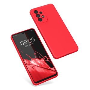 Husa Kwmobile pentru Samsung Galaxy A33 5G, Rosu, Silicon, KWM000015GQ057C - Img 2