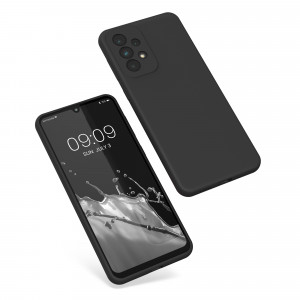 Husa Kwmobile pentru Samsung Galaxy A33 5G, Silicon, Negru, 57833.01 - Img 2