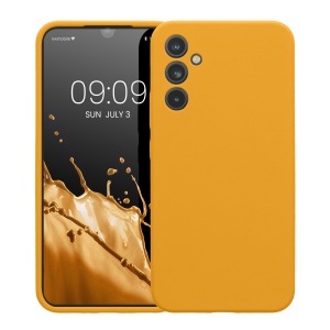 Husa Kwmobile pentru Samsung Galaxy A34 5G, Portocaliu, Silicon, 60807.191 - Img 2