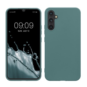 Husa Kwmobile pentru Samsung Galaxy A34 5G, Verde deschis, Silicon, 60809.207 - Img 1