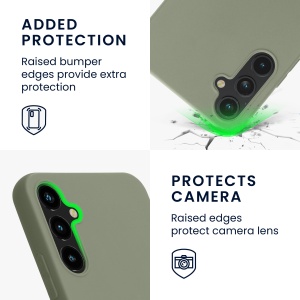Husa Kwmobile pentru Samsung Galaxy A34 5G, Verde deschis, Silicon, 60809.172 - Img 4