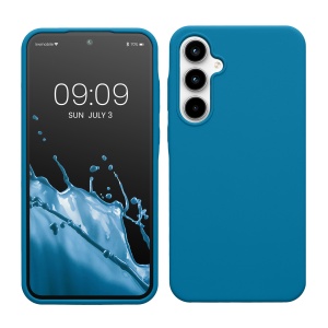 Husa Kwmobile pentru Samsung Galaxy A35, Albastru, Silicon, KWM000021PA018C - Img 1