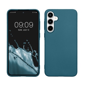 Husa Kwmobile pentru Samsung Galaxy A35, Albastru, Silicon, KWM000021PC010C - Img 1