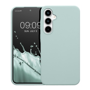 Husa Kwmobile pentru Samsung Galaxy A35, Verde deschis, Silicon, KWM000021PA015C - Img 2