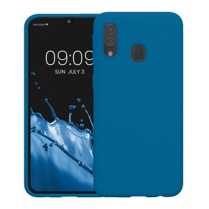 Husa Kwmobile pentru Samsung Galaxy A40, Albastru, Silicon, KWM000009ZX028C - Img 2