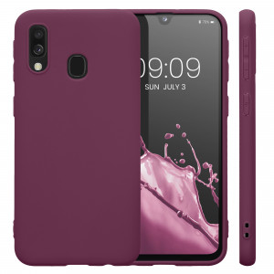 Husa Kwmobile pentru Samsung Galaxy A40, Silicon, Violet, 48547.187 - Img 2