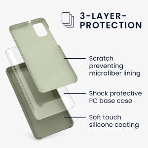 Husa Kwmobile pentru Samsung Galaxy A41, Verde deschis, Silicon, 52301.172 - Img 6