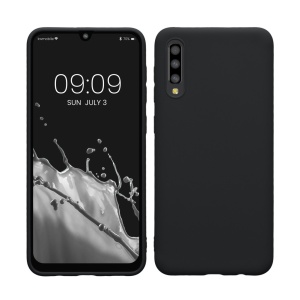 Husa Kwmobile pentru Samsung Galaxy A50, Albastru inchis, Silicon, KWM000009SZ021C - Img 1