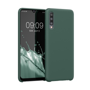 Husa Kwmobile pentru Samsung Galaxy A50, Verde, Silicon, KWM0000102C032C - Img 1