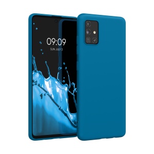 Husa Kwmobile pentru Samsung Galaxy A51, Albastru, Silicon, KWM000010YZ045C - Img 1