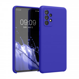 Husa Kwmobile pentru Samsung Galaxy A52/Galaxy A52 5G/Galaxy A52s 5G, Silicon, Albastru, 54347.134 - Img 1