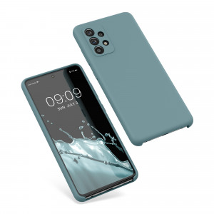 Husa Kwmobile pentru Samsung Galaxy A52/Galaxy A52 5G/Galaxy A52s 5G, Silicon, Verde, 54347.207 - Img 2