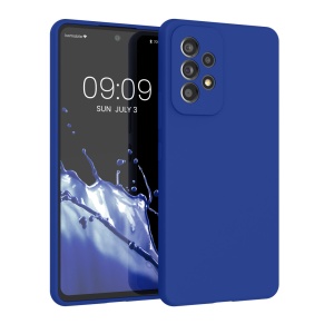 Husa Kwmobile pentru Samsung Galaxy A53 5G, Albastru, Silicon, 57835.134 - Img 1