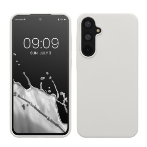 Husa Kwmobile pentru Samsung Galaxy A55 5G, Alb, Silicon, KWM000021ME030C - Img 1